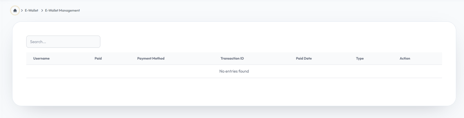 E-wallet